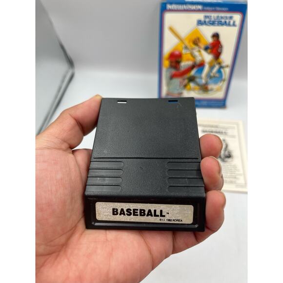 Big League Baseball (Intellivision, 1980) Complete In Box - Picture 6 of 9